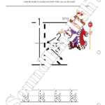 - SoundEnglish Page 4 from SoundEnglish Step 2.3: I-L, teaching the consonant K/k with tracing guides and a cartoon king; prompt to trace letters while saying the sound.