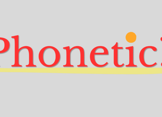 - SoundEnglish Phonetic? in big red letters
