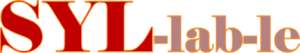 - SoundEnglish The word syllable in red letters with the SYL larger to show emphasis
