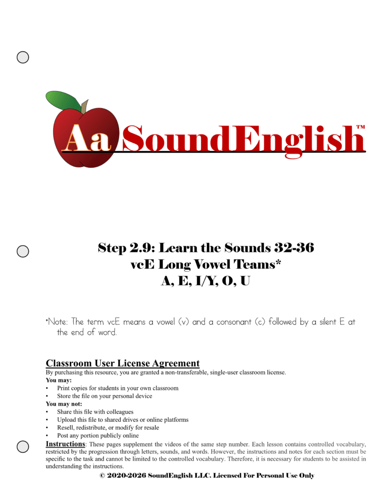 - SoundEnglish Logo for Aa SoundEnglish featuring a red apple graphic and bold red typography